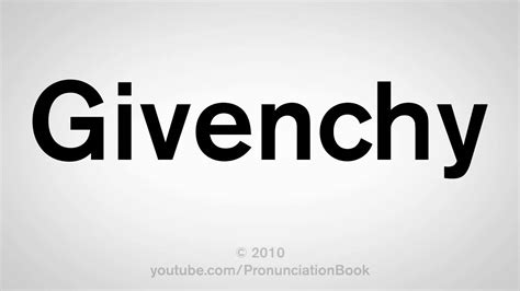 givenchy pronounce audio|Givenchy pronunciation in american english.